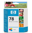 HP #78 Large Tri-Color InkJet Cartridge (970 Yield)