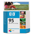 HP #95 Tri-Color InkJet Print Cartridge (260 Yield)
