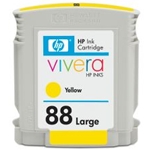 HP #88XL Ink Cartridge Yellow (1,540 Yield)