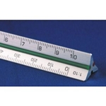 ALVIN® 4" Mini Aluminum Triangular Scales