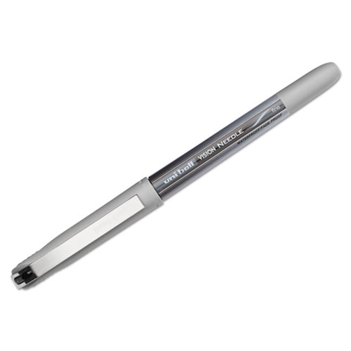 SANFORD® Vision Needle Roller Ball Stick Liquid Pen, Black Ink, Fine, Dozen