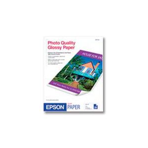 EPSON Photo Quality paper Glossy S041124 8.5" x 11" (20 sheets/pkg)
