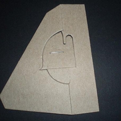 Gray Cardboard Easel Backs, Glue On (75 point)