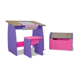 Studio RTA Design Childrens Drawing/Drafting Table and Stool