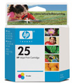 HP #25 Tri-Color Inkjet Print Cartridge (167 yield)