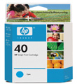 HP #40 Black InkJet Print Cartridge (1,100 Yield)