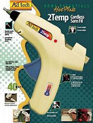 ADHESIVE TECH Cordless Two-Temp Glue Gun