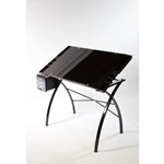 MARTIN® Design Line Glass Top Drawing Table
