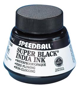 SPEEDBALL® Super Black® India Ink on sale