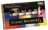 Classic Beginner 6 Artist Acrylic Tube Set
