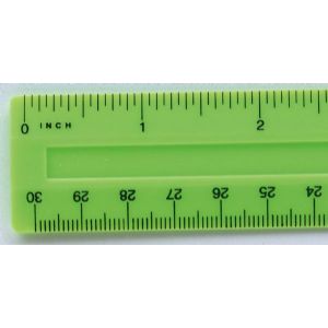 Alvin Plastic 12 Transparent Ruler