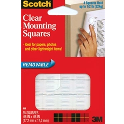 Scotch Clea Mounting Squares