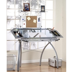 Studio RTA Futura Glass Top Drawing/Drafting Table on sale at