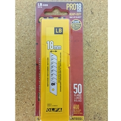 Olfa® LB-50B 18mm Silver Snap-Off Blades, 50pk