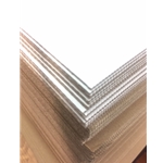 E-Flute, White One Side Corrugated Board Sheets 36 x 48 x 1/16"
